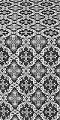 Nikolaev silk (rayon brocade) (black/silver)