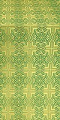 Czar-city metallic brocade (green/gold)