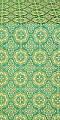 Vologda Posad metallic brocade (green/gold)