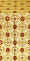 Magnavra Greek metallic brocade (white/gold with claret)