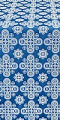 Bethlehem metallic brocade (blue/silver)