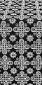 Bethlehem metallic brocade (black/silver)