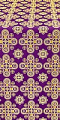 Bethlehem silk (rayon brocade) (violet/gold)