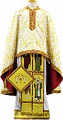 Greek Priest vestments - Christ the Archpriest - white