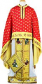 Greek Priest vestments - Christ on the Throne - red