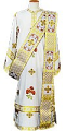 Deacon vestments - Roses (white-gold)