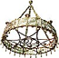 One-level church chandelier (horos) - 8 lights