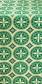 Posad Trinity metallic brocade (green/gold)