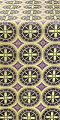 Posad Trinity metallic brocade (violet/gold)