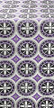 Posad Trinity rayon brocade (violet/silver)