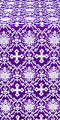 Vladimir Posad metallic brocade (violet/silver)