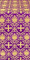 Vladimir Posad silk (rayon brocade) (violet/gold)