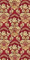 Radonezh metallic brocade (claret/gold)