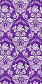 Radonezh metallic brocade (violet/silver)