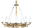 One-layer church chandelier (horos) - Khotkovo (12 lights)