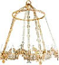One-layer church chandelier (horos) - Sebastopol (12 lights)