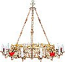 One-layer church chandelier (horos) - Souzdal (18 lights)