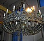 One-layer church chandelier (horos) - Pereslavl (20 lights)