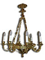 One-level church chandelier - 12 (8 lights)