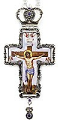 Pectoral cross with adornment - A325a
