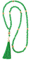 Prayer-rope 100 knots - Cat's eye (green)