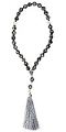 Prayer-rope 30 knots - Obsidian