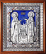 Icon - Holy Venerable Princes Peter and Thebroniya - A122-3