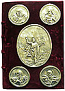 Orthodox service Gospel book in jewelry cover no.41