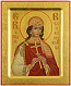 Icon: Holy Great Martyr Barbara - PS1 (5.3''x6.5'' (13.5x16.5 cm))