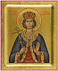 Icon: Holy Great Martyr Catherine - PS1 (5.1''x6.3'' (13x16 cm))