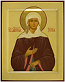 Icon: Holy Blessed Xenia of St. Petersburg - PS2 (6.3''x8.3'' (16x21 cm))