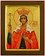 Icon: Holy Martyr Luidmila of Chezh - PS1 (5.1''x6.3'' (13x16 cm))