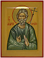 Icon: Holy Apostle Andrew - PS2 (6.3''x8.3'' (16x21 cm))