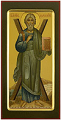 Icon: St. Apostle Andrew - PS2 (5.1''x9.8'' (13x25 cm)) Icon: St. Apostle Andrew - PS2 (5.1''x9.8'' (13x25 cm))