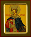 Icon: Holy Great Martyr Katherine - PS4 (5.1''x6.3'' (13x16 cm))