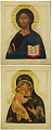 Wedding icon pair - VP11V (4.7''x3.7'' (12x9.5 cm))