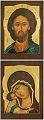 Wedding icon pair - VP10i (4.7''x3.5'' (12x9 cm))