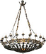 Church chandelier (horos) - Vologda (24 lights)