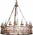 One-layer church chandelier (horos) - S22 (20 lights)