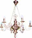 One-level church chandelier - 7D (6 lights)