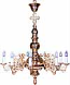 One-level church chandelier - 4D (9 lights)