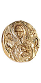 Russian Orthodox prosphora seal no.341 (Diameter: 3.5'' (88 mm))