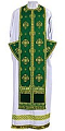 Epitrakhilion set - metallic brocade B (green-gold)