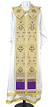 Epitrakhilion set - metallic brocade BG1 (violet-gold)