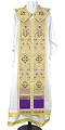Epitrakhilion set - metallic brocade BG2 (violet-gold)