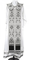 Epitrakhilion set - metallic brocade BG2 (black-silver)