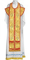 Epitrakhilion set - metallic brocade BG3 (red-gold)