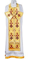 Epitrakhilion set - metallic brocade BG4 (claret-gold)