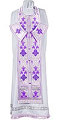 Epitrakhilion set - metallic brocade BG4 (violet-silver)