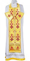 Epitrakhilion set - metallic brocade BG4 (red-gold)